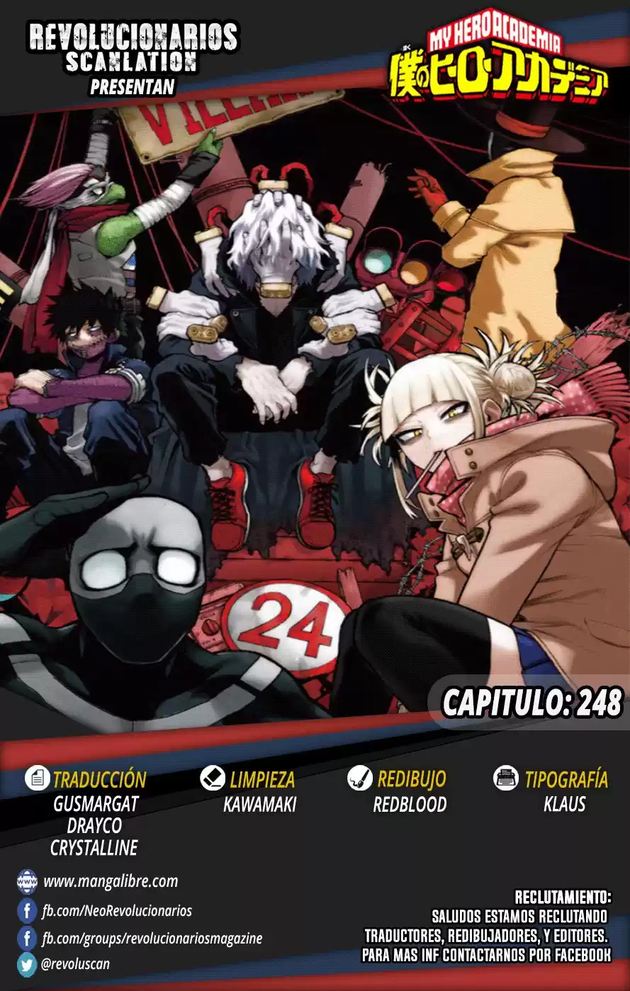 Boku no Hero Academia Capitulo 248: Uno a uno página 1