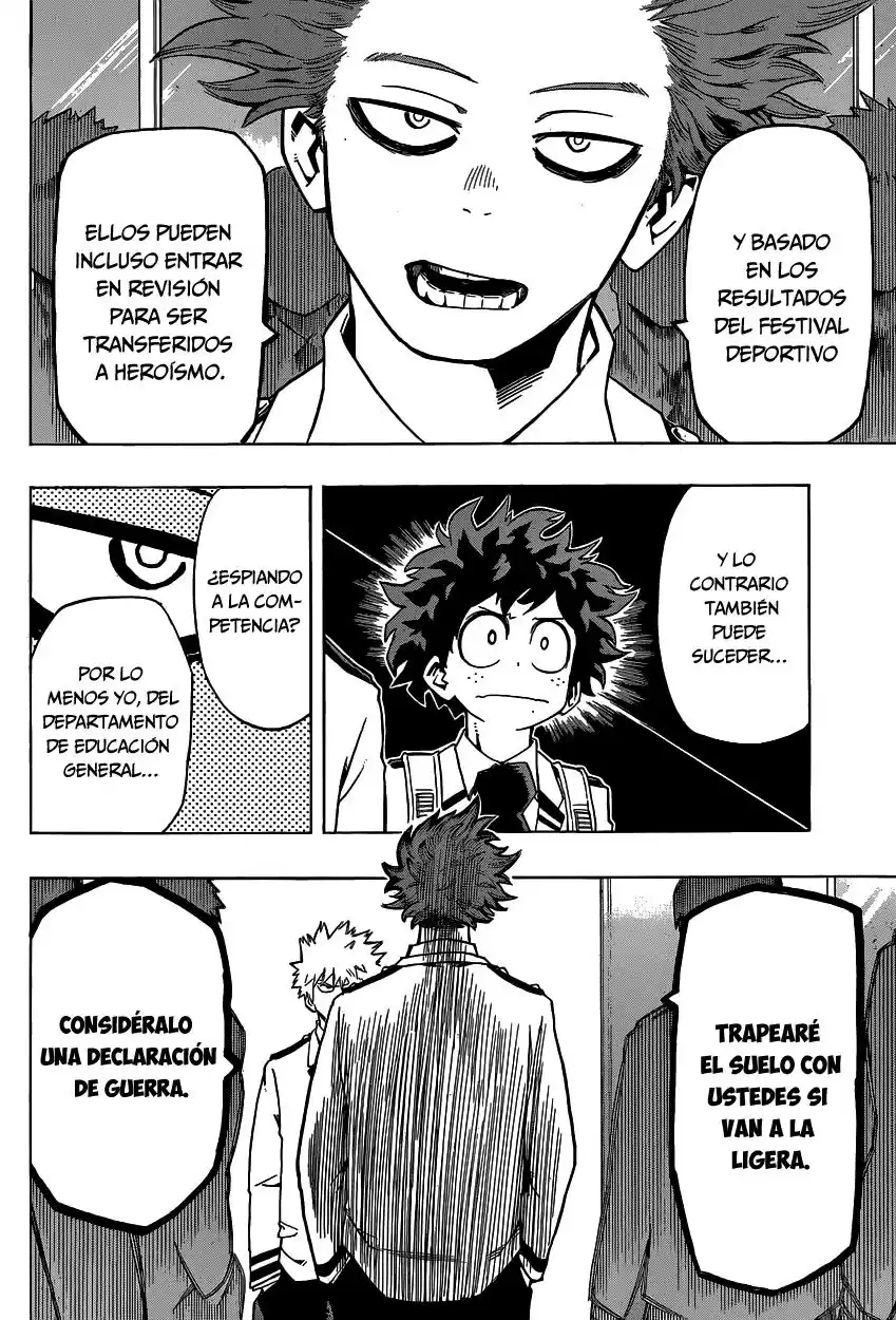 Boku no Hero Academia Capitulo 23: ¡Ruge, festival deportivo! página 10