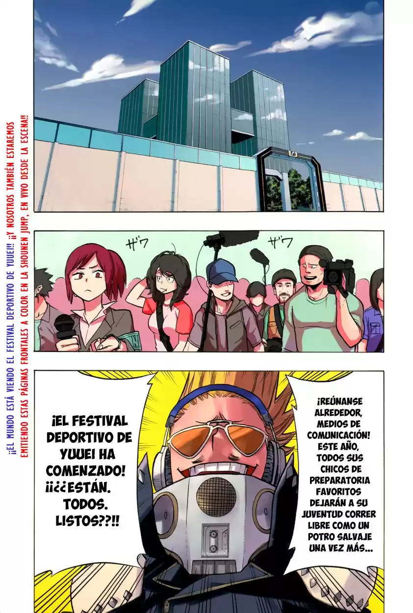 Boku no Hero Academia Capitulo 23: ¡Ruge, festival deportivo! página 3