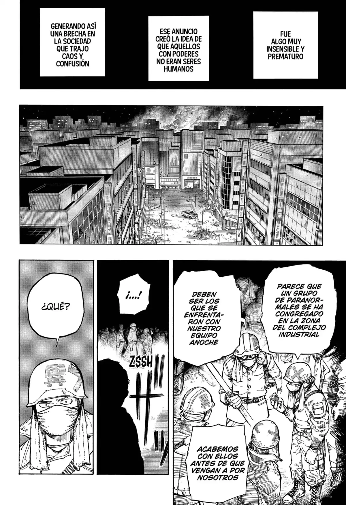 Boku no Hero Academia Capitulo 407: Un huérfano paranormal página 4