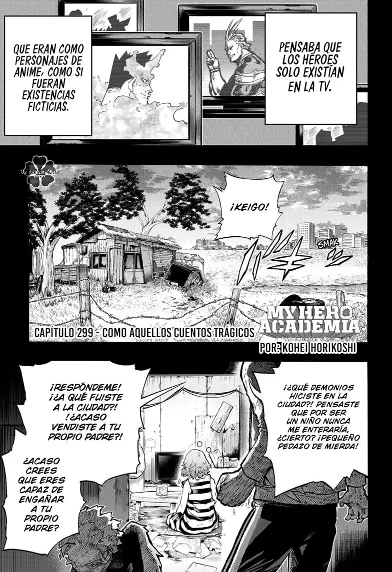 Boku no Hero Academia Capitulo 299: Como aquellos cuentos trágicos página 2