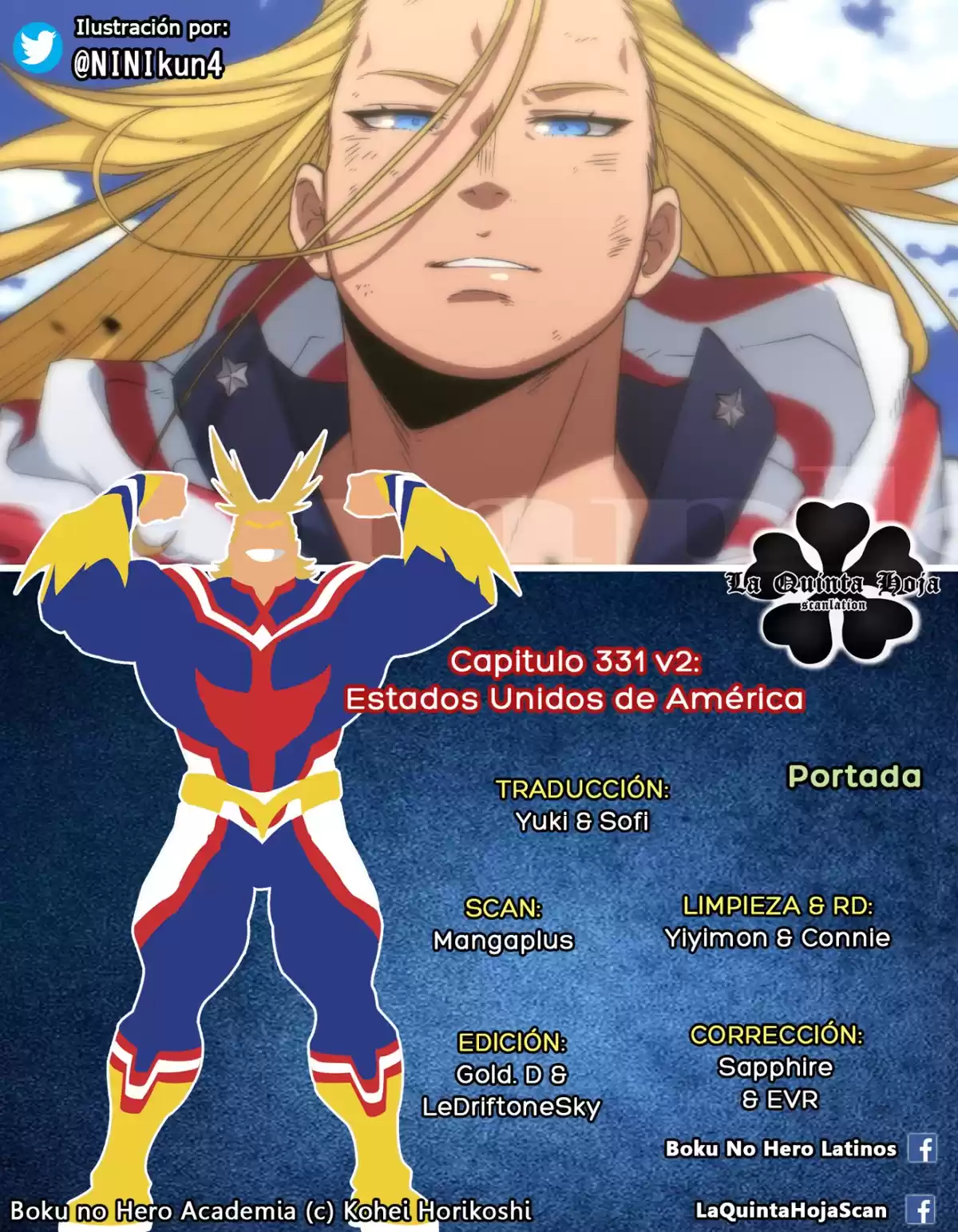 Boku no Hero Academia Capitulo 331: Estados Unidos de América página 1