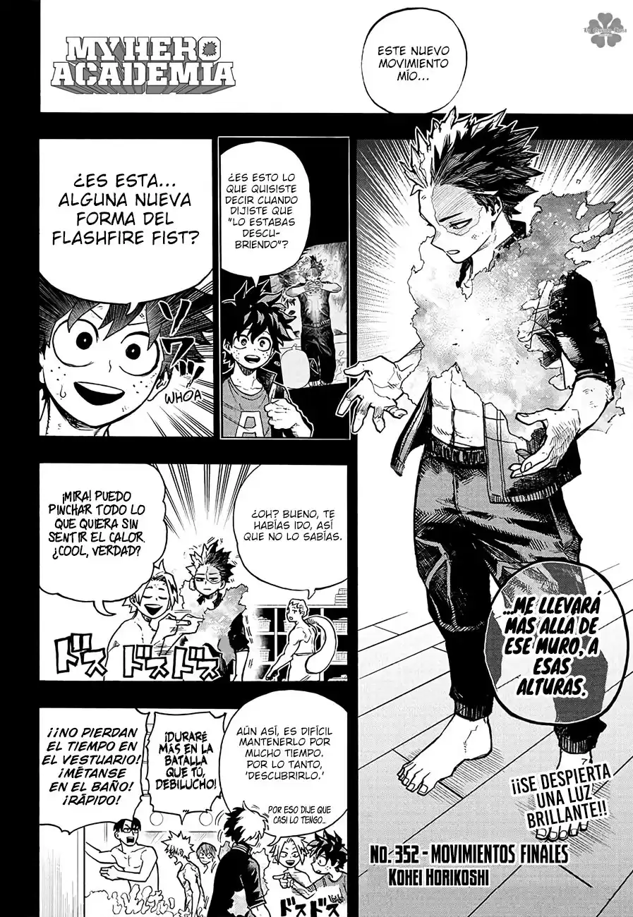 Boku no Hero Academia Capitulo 352: Movimientos finales página 3