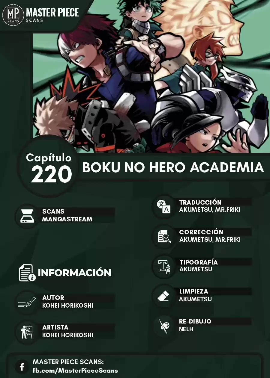 Boku no Hero Academia Capitulo 220: Mi Academia de Villanos página 1