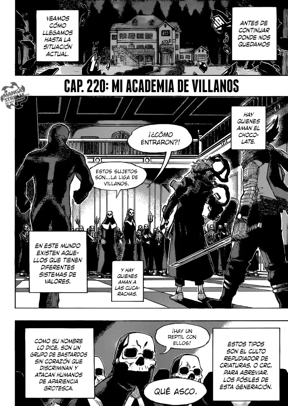 Boku no Hero Academia Capitulo 220: Mi Academia de Villanos página 3