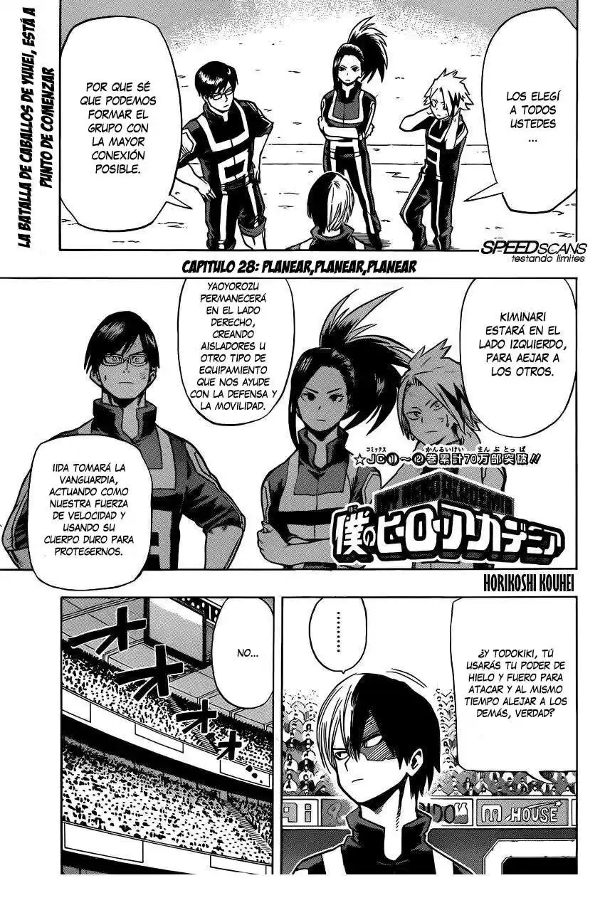 Boku no Hero Academia Capitulo 28: Estrategia, Estrategia, Estrategia página 1