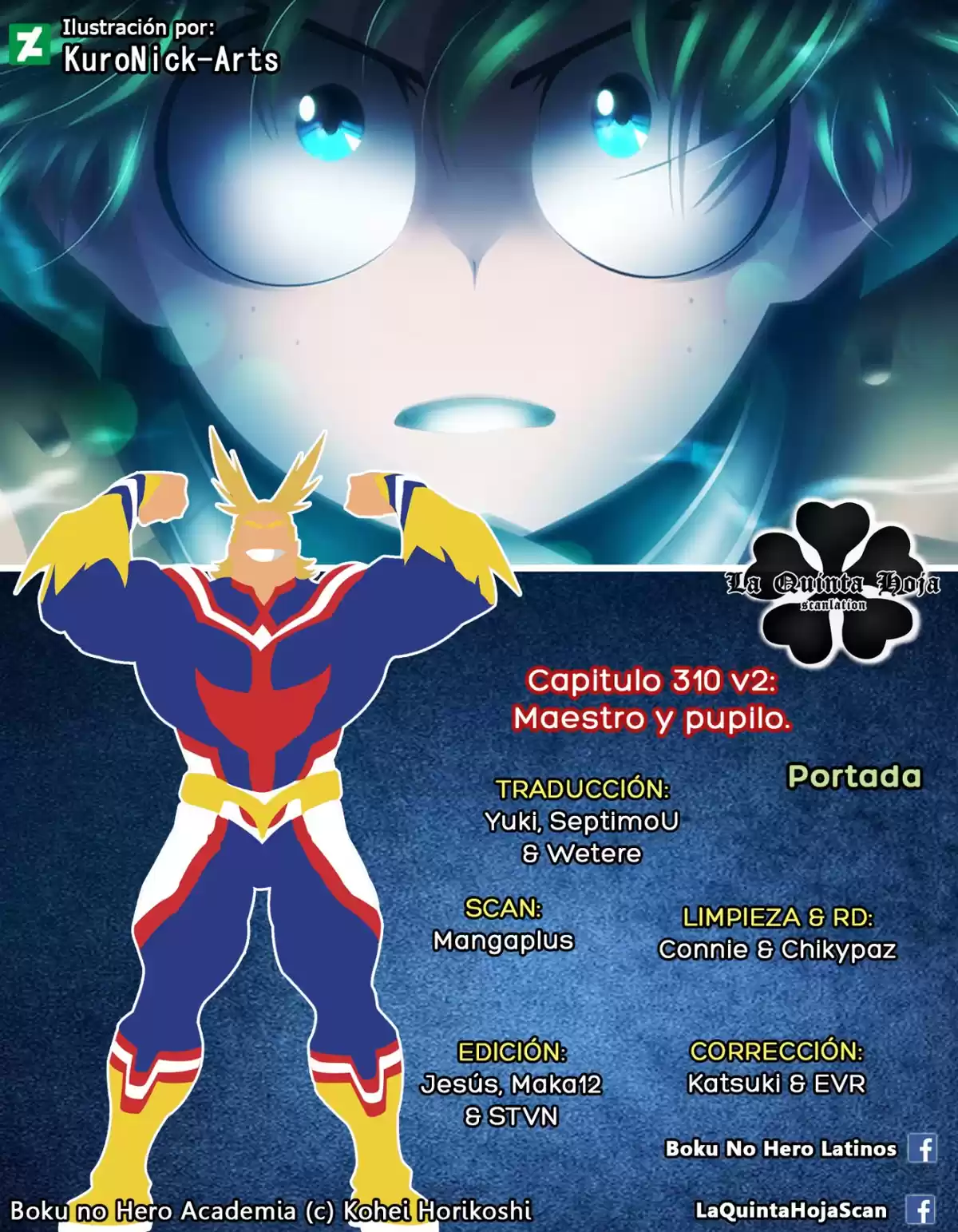 Boku no Hero Academia Capitulo 310: Maestro y pupilo página 1