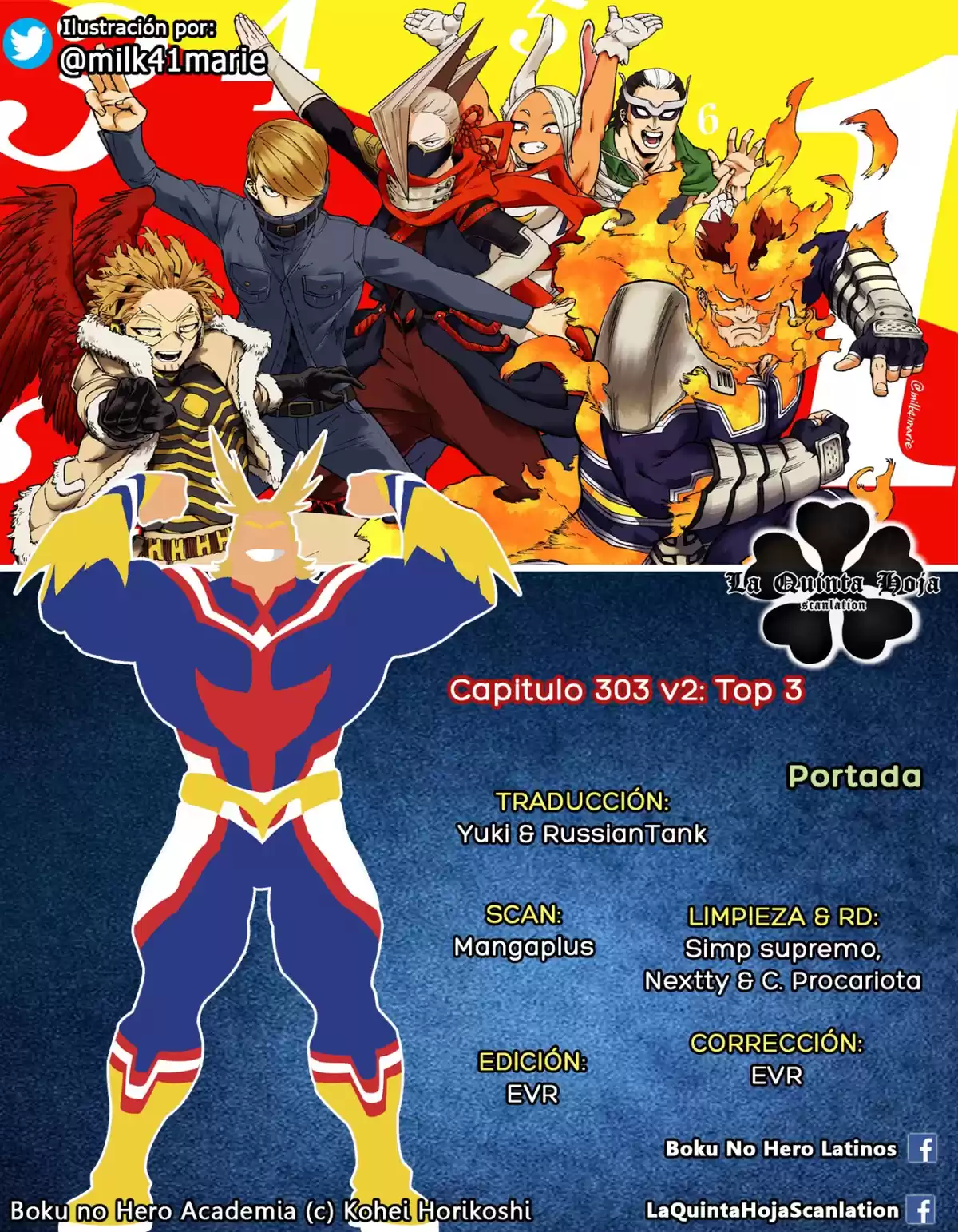 Boku no Hero Academia Capitulo 303: Top 3 página 1