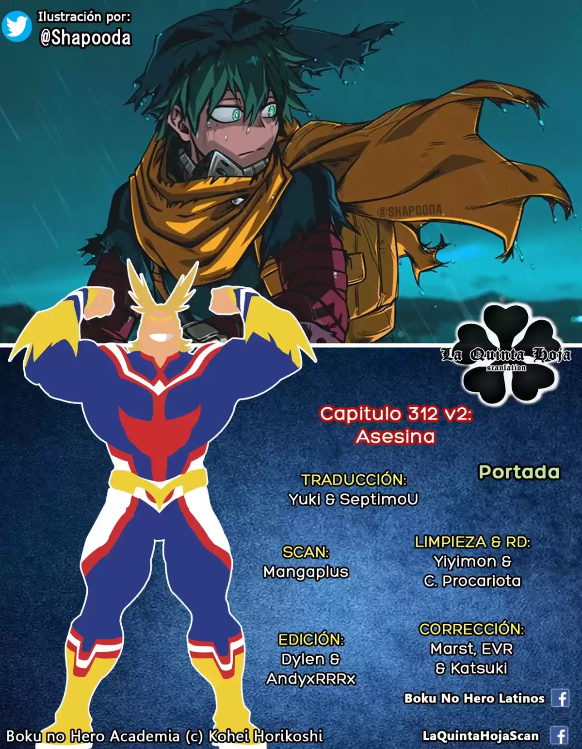 Boku no Hero Academia Capitulo 312: Asesina página 1