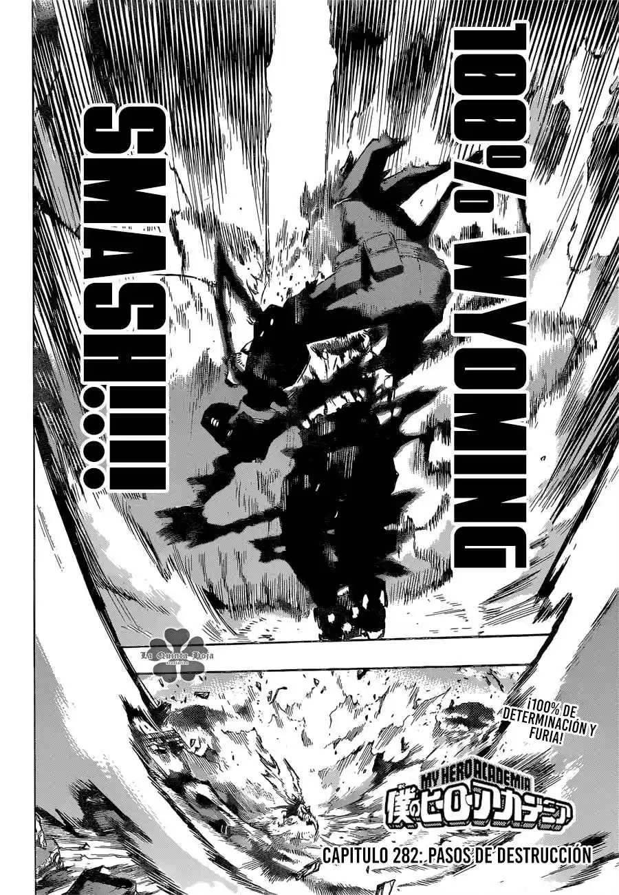 Boku no Hero Academia Capitulo 282: Pasos de destrucción página 3