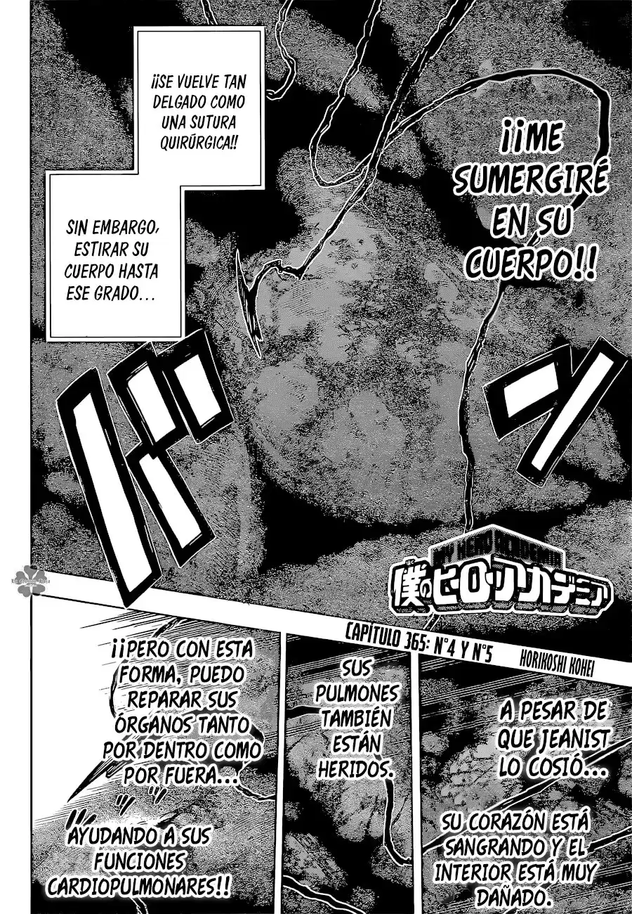 Boku no Hero Academia Capitulo 365: N° 4 y N°5 página 3