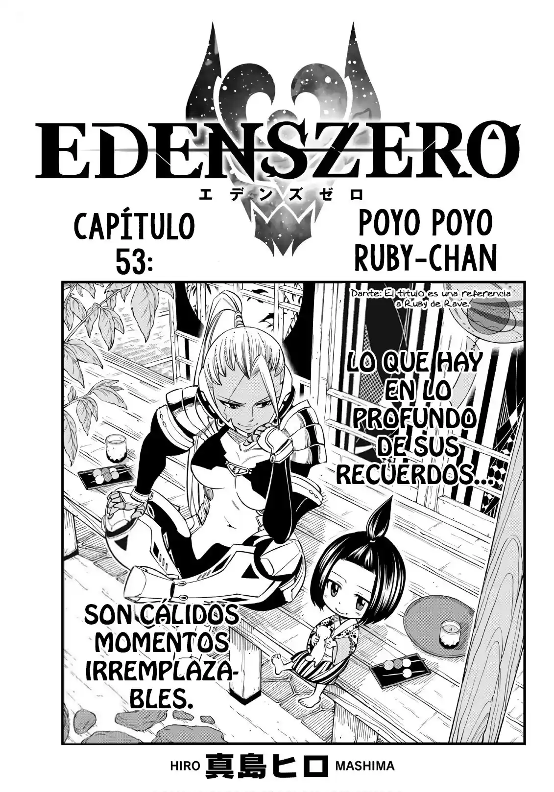 Edens Zero Capitulo 53: Poyo Poyo Ruby-chan página 1