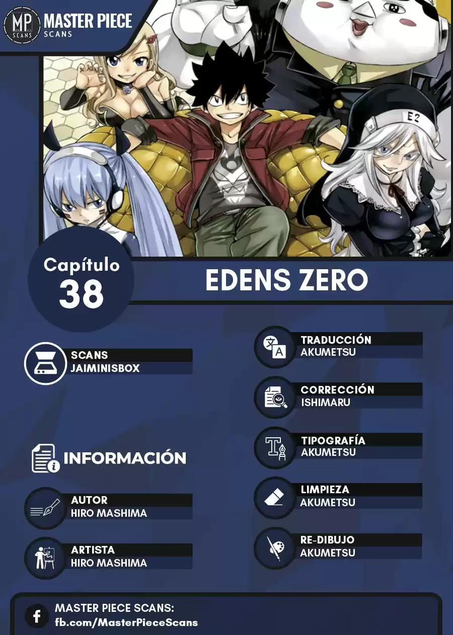 Edens Zero Capitulo 38: 22 golpes página 1