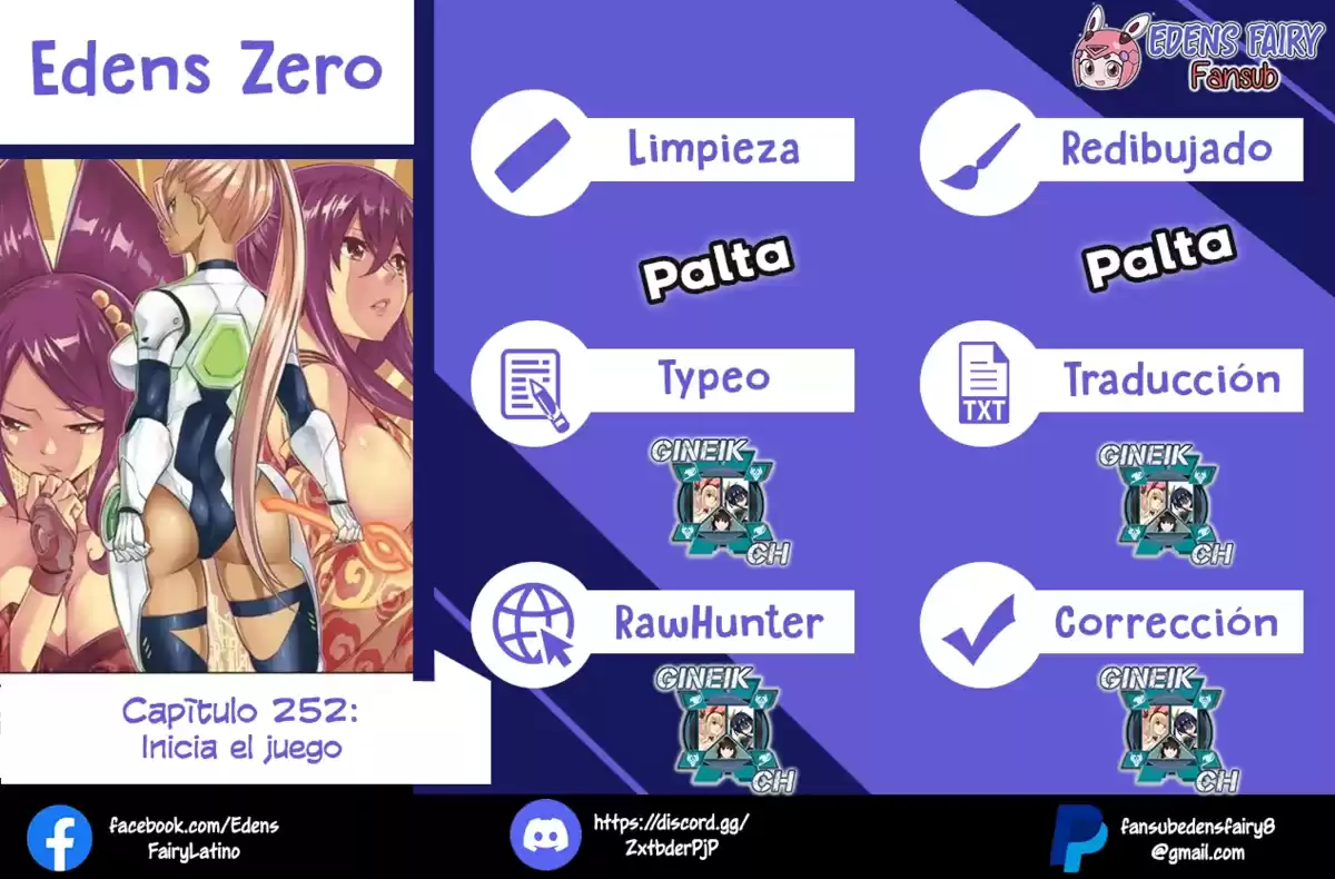 Edens Zero Capitulo 252: Inicia el juego página 2