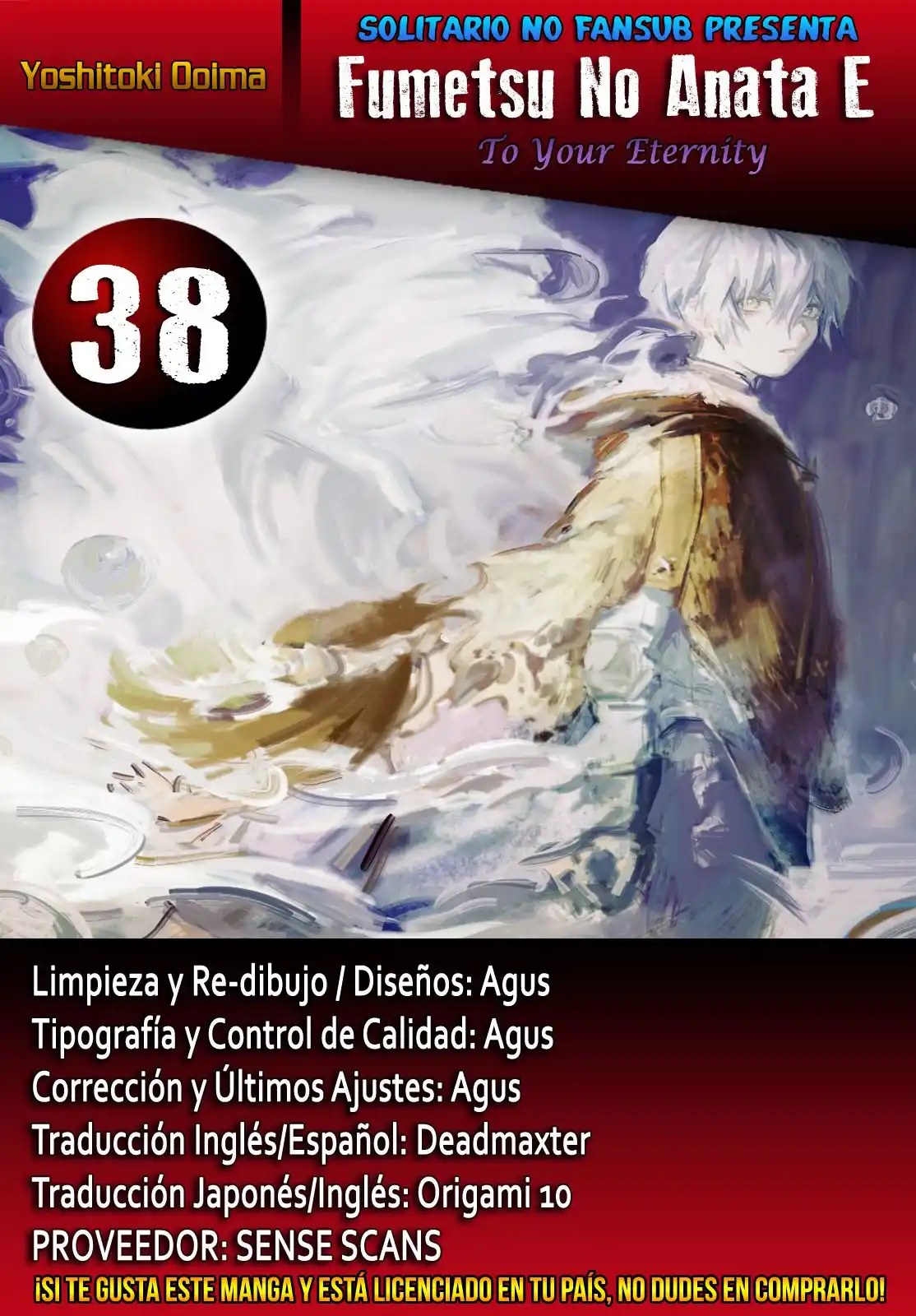 Fumetsu no Anata e Capitulo 38: Pregunta página 1