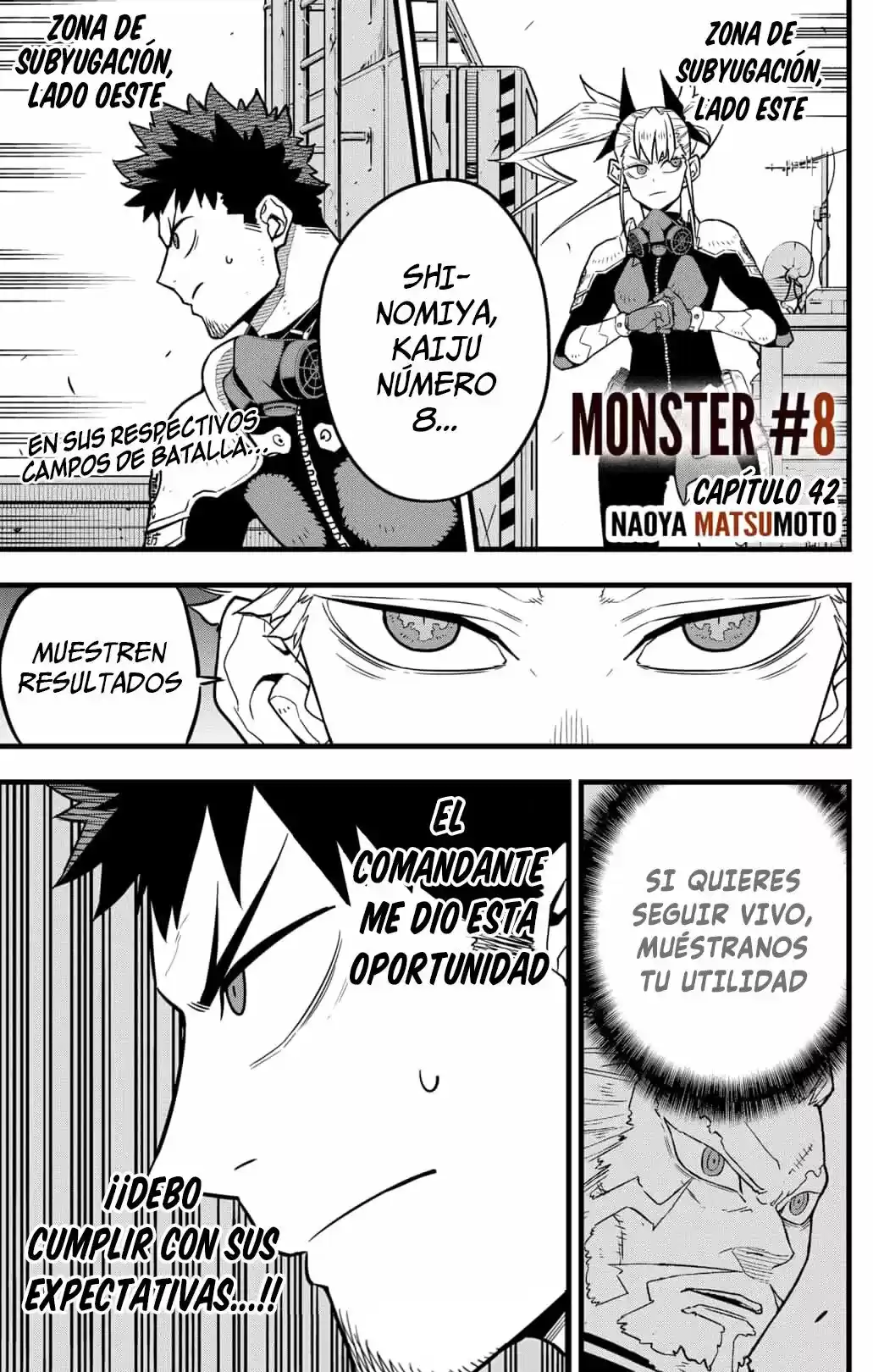 Kaiju No. 8 Capitulo 42 página 1