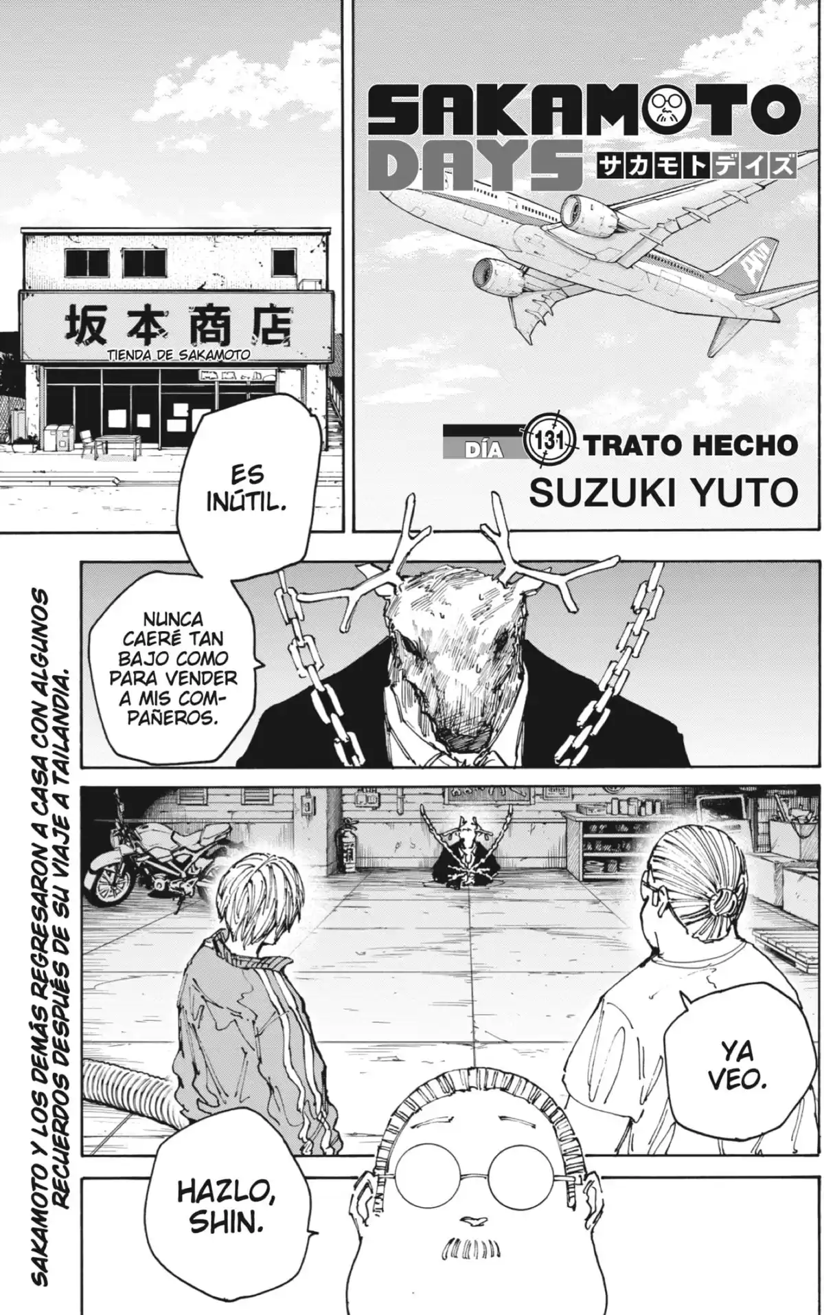 Sakamoto Days Capitulo 131: Trato hecho página 1