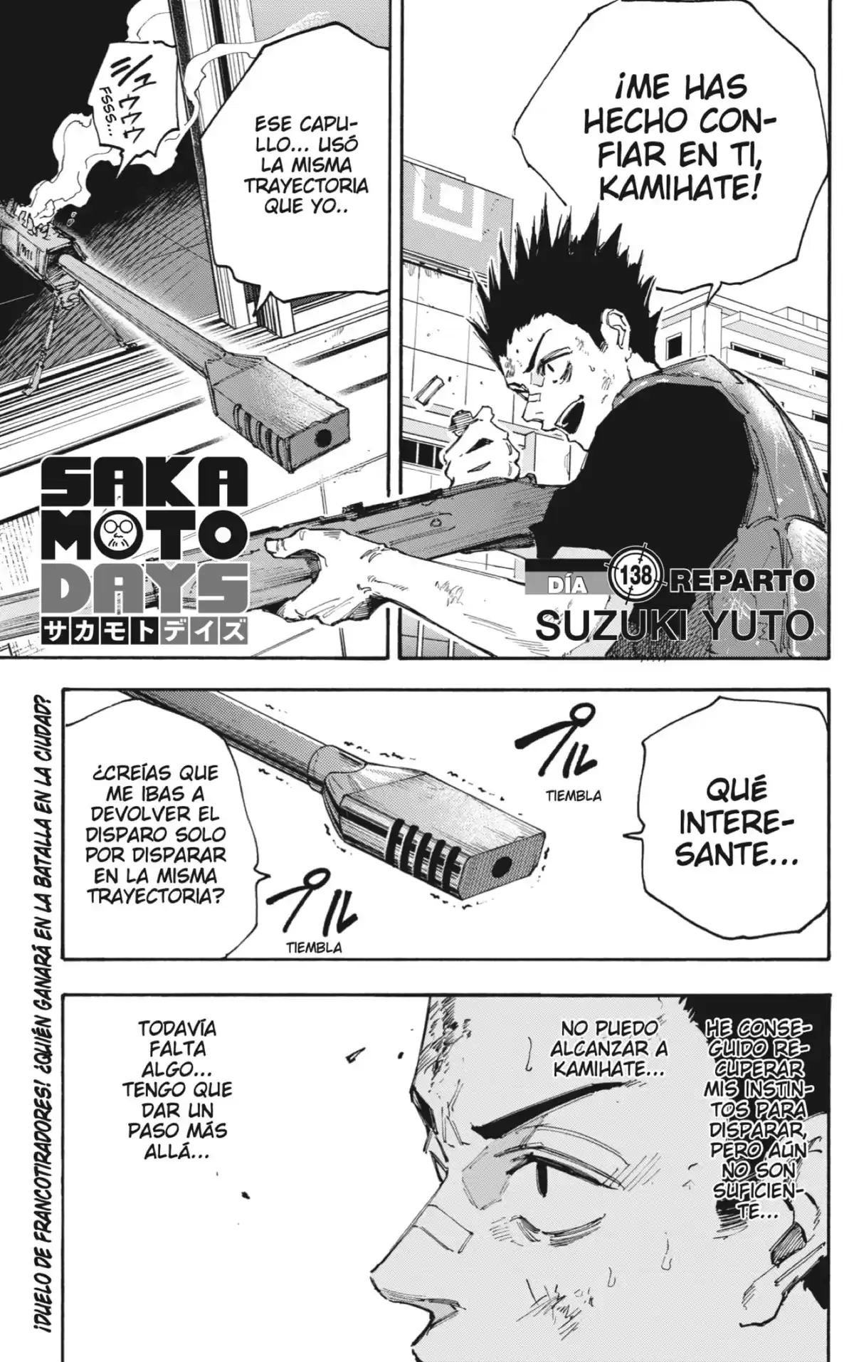 Sakamoto Days Capitulo 138: Reparto página 1