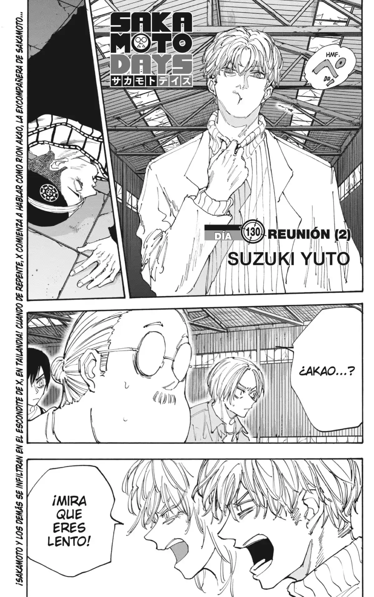 Sakamoto Days Capitulo 130: Reunión, segunda parte página 1