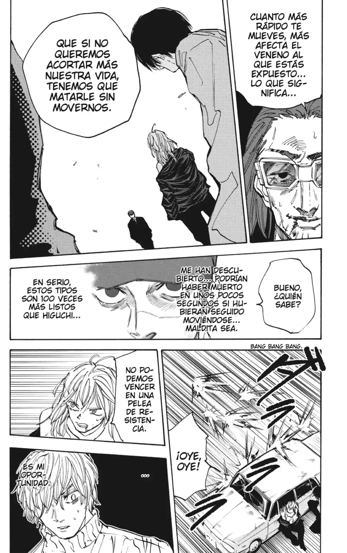 Sakamoto Days Capitulo 117: ¡Matémosle sin movernos! página 6