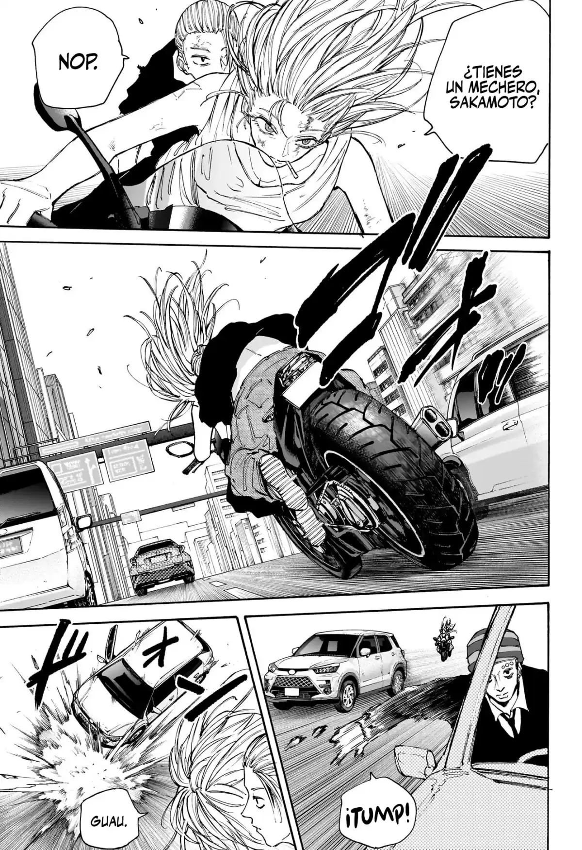 Sakamoto Days Capitulo 113: Persecución en coche página 12