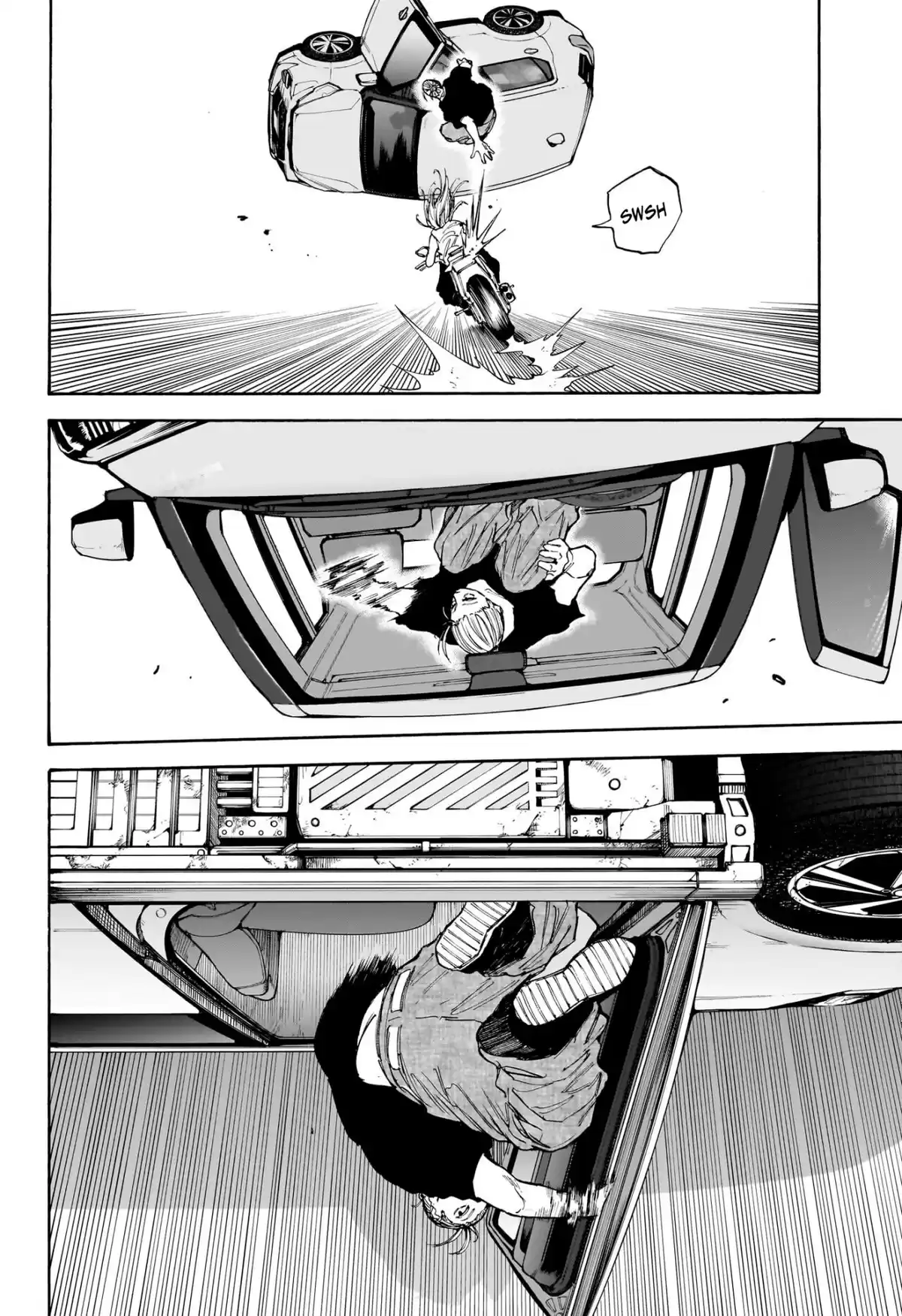 Sakamoto Days Capitulo 113: Persecución en coche página 13