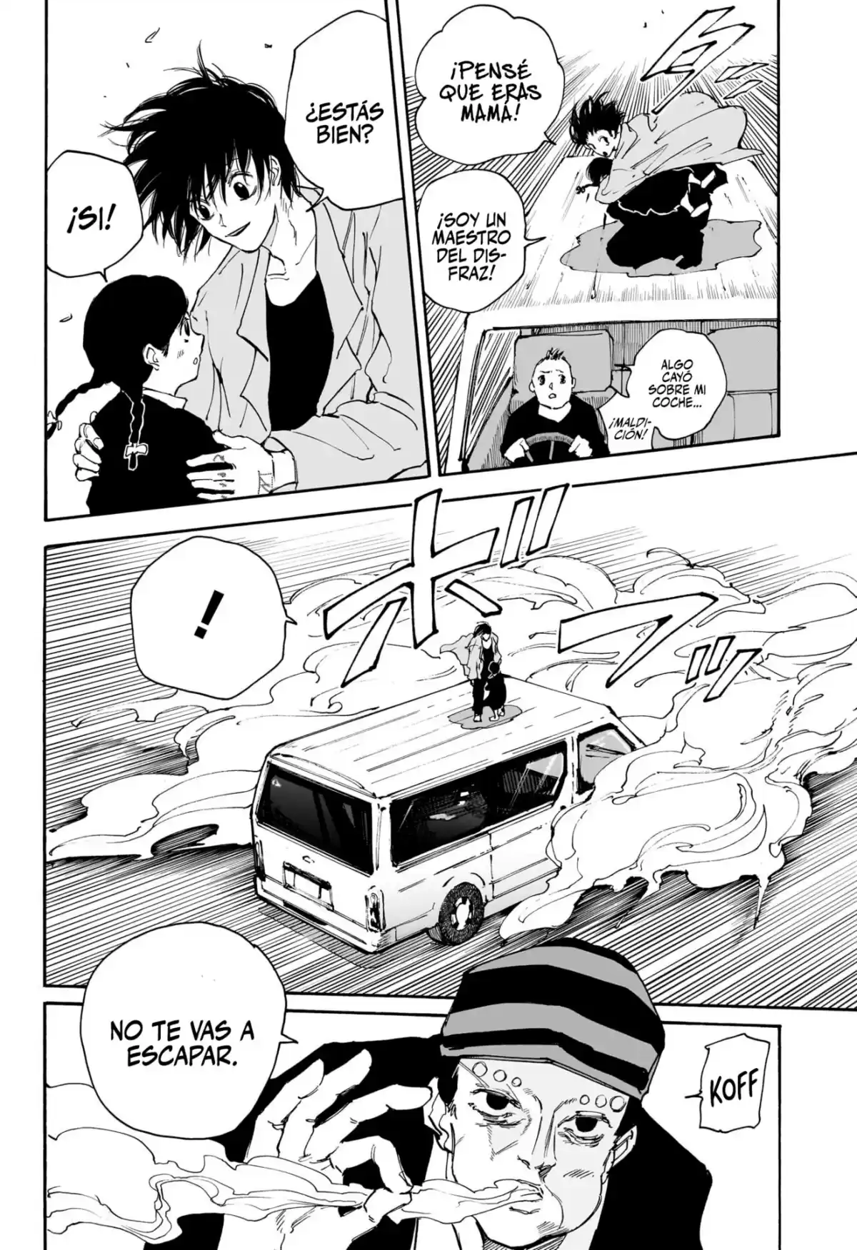 Sakamoto Days Capitulo 113: Persecución en coche página 9