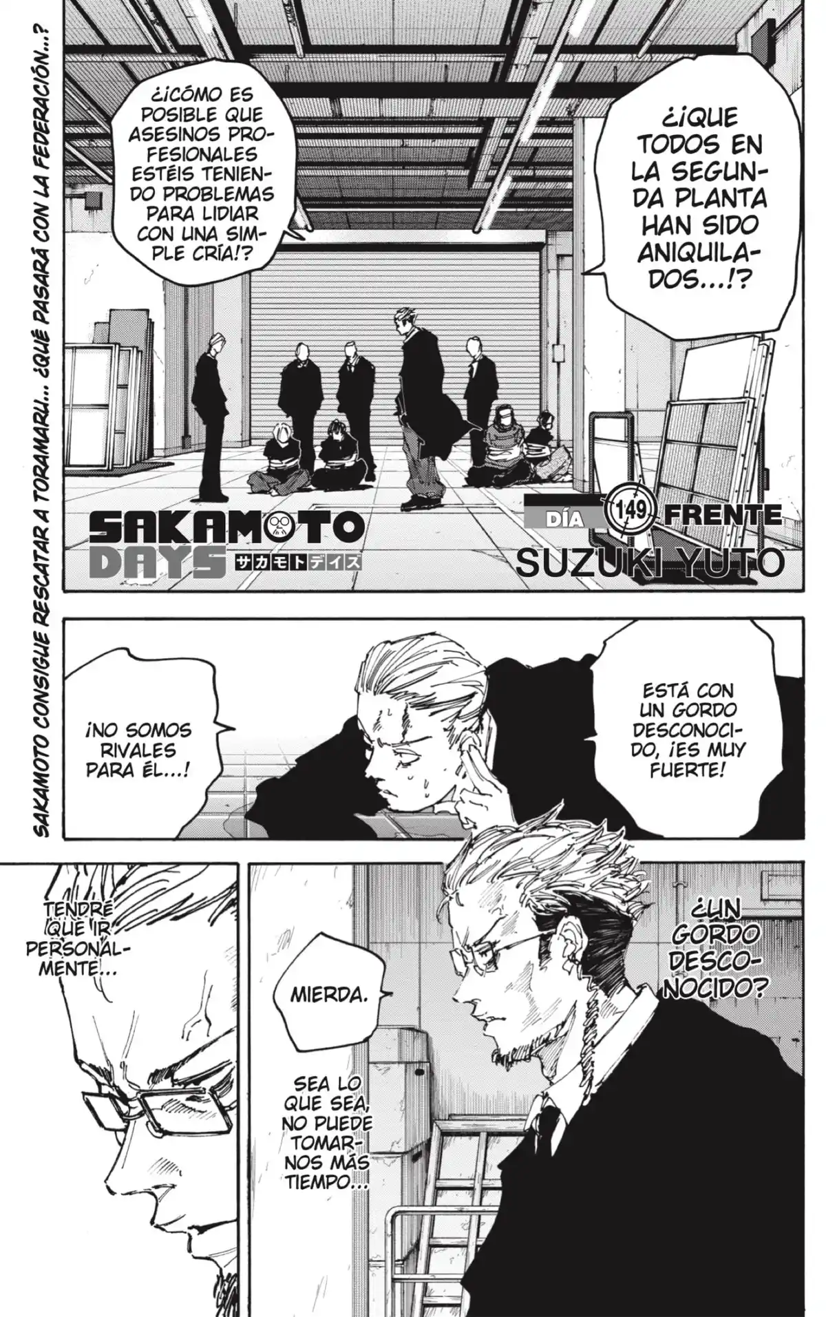 Sakamoto Days Capitulo 149: Frente página 1