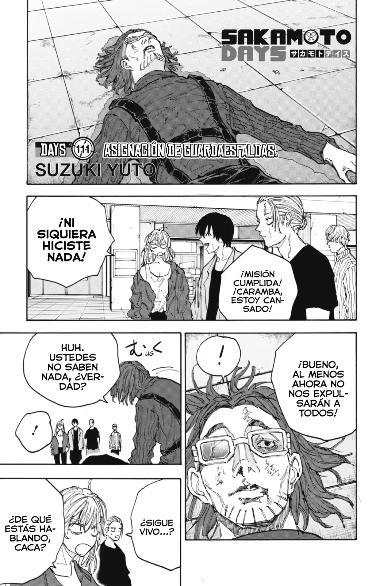 Sakamoto Days Capitulo 111: Asignación de guardaespaldas. página 2