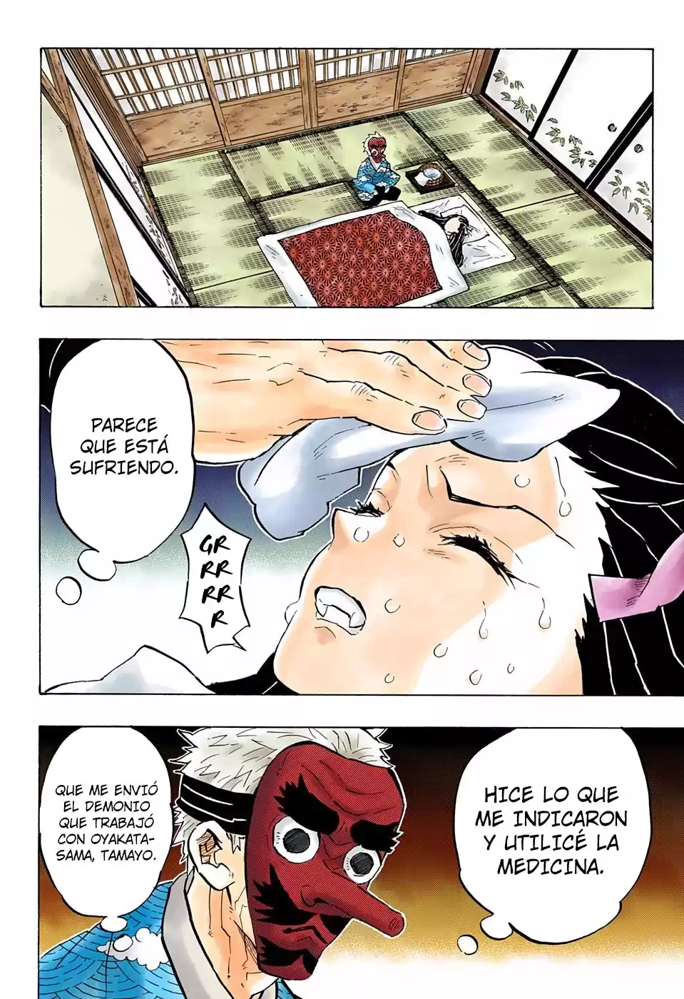 Demon Slayer: Kimetsu no Yaiba Capitulo 147.5: Pequeña rueda de engranaje (color) página 6