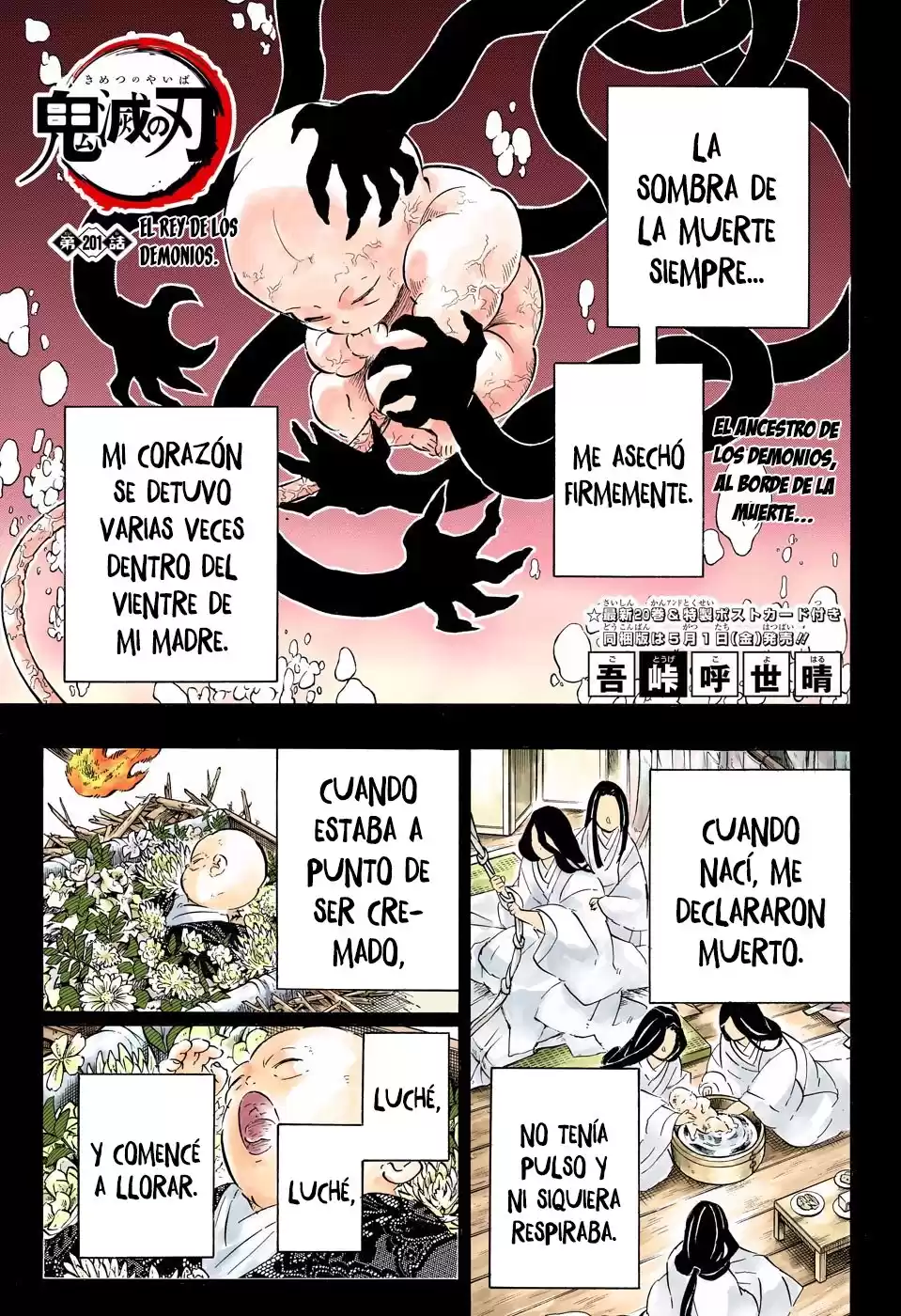 Demon Slayer: Kimetsu no Yaiba Capitulo 201.5: El Rey de los Demonios (COLOR) página 2