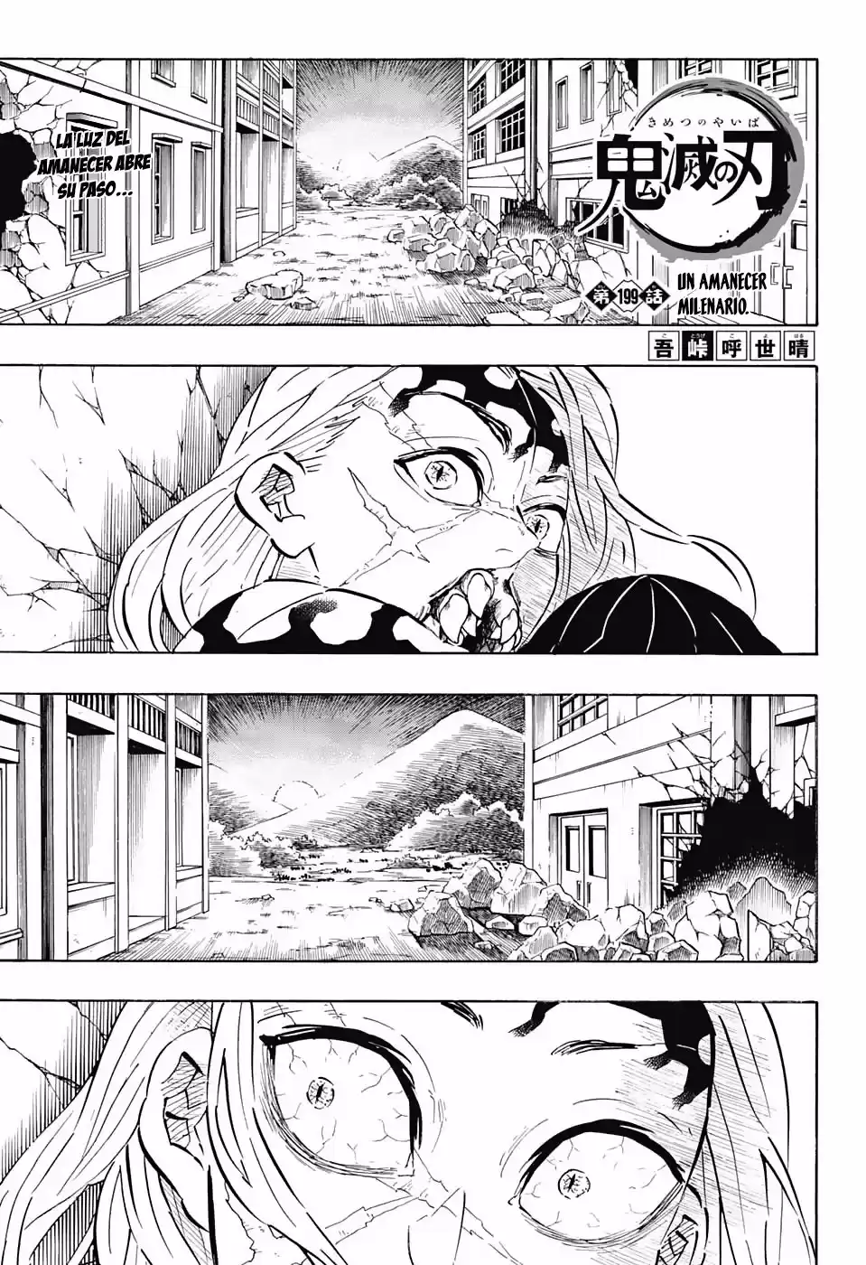 Demon Slayer: Kimetsu no Yaiba Capitulo 199: Un amanecer milenario. página 2