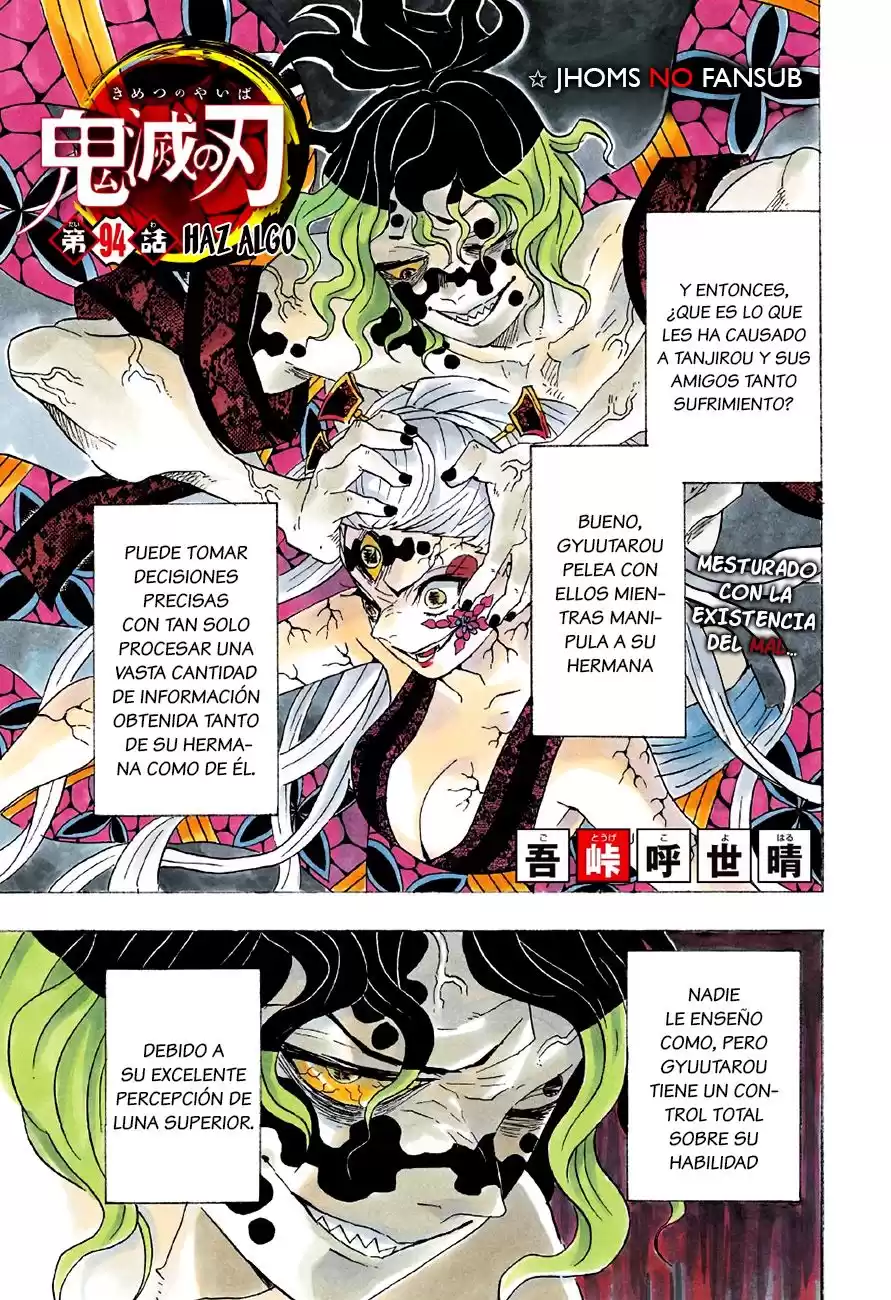 Demon Slayer: Kimetsu no Yaiba Capitulo 94: Haz algo página 2