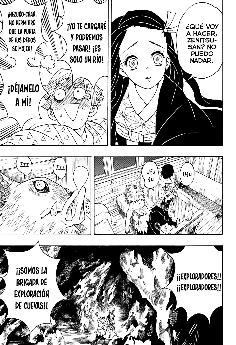 Demon Slayer: Kimetsu no Yaiba Capitulo 55: El tren de los sueños infinitos página 8