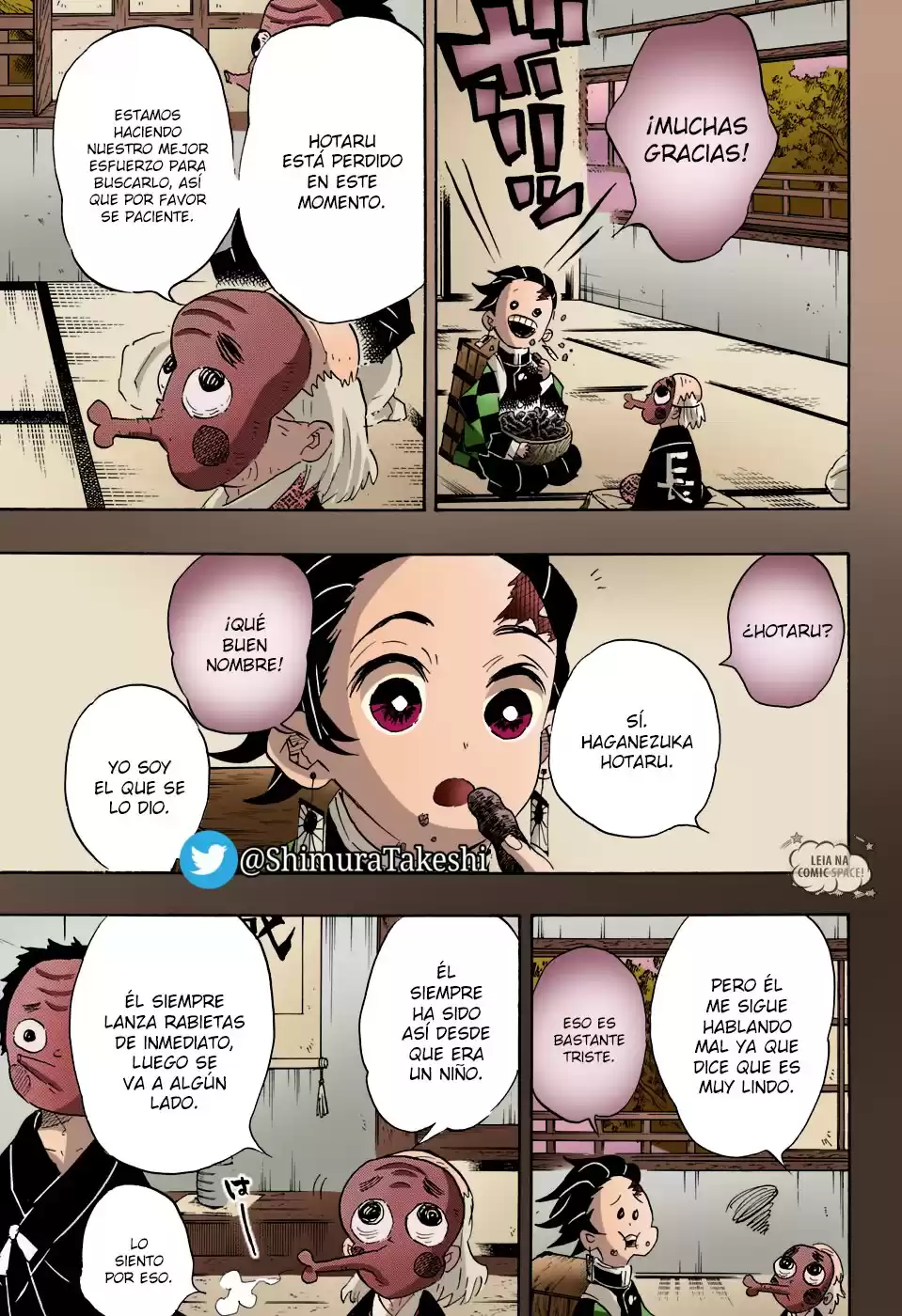 Demon Slayer: Kimetsu no Yaiba Capitulo 101.5: a color página 5