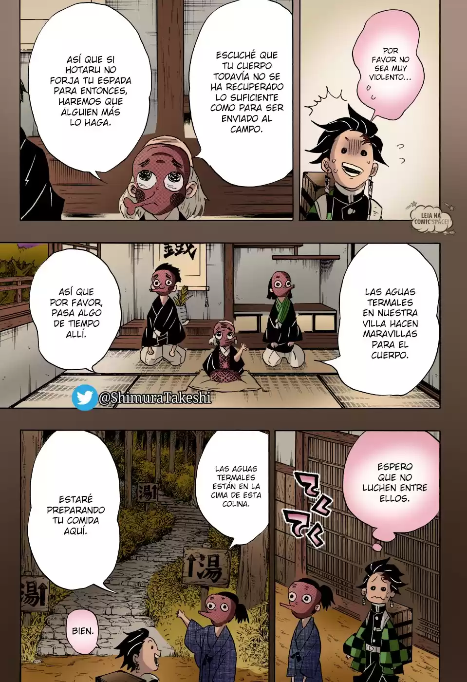 Demon Slayer: Kimetsu no Yaiba Capitulo 101.5: a color página 7