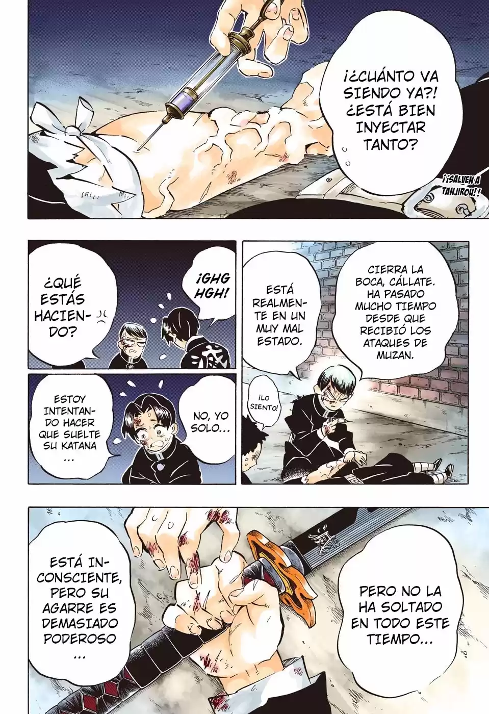 Demon Slayer: Kimetsu no Yaiba Capitulo 191.5: ¿Quién es el demonio ahora? (COLOR) página 3