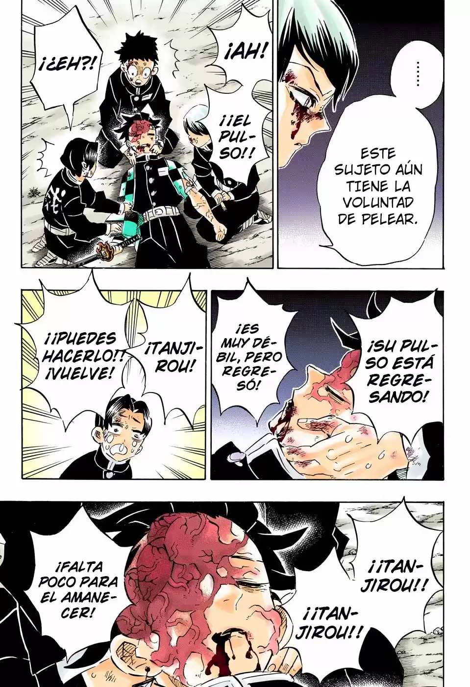 Demon Slayer: Kimetsu no Yaiba Capitulo 191.5: ¿Quién es el demonio ahora? (COLOR) página 4