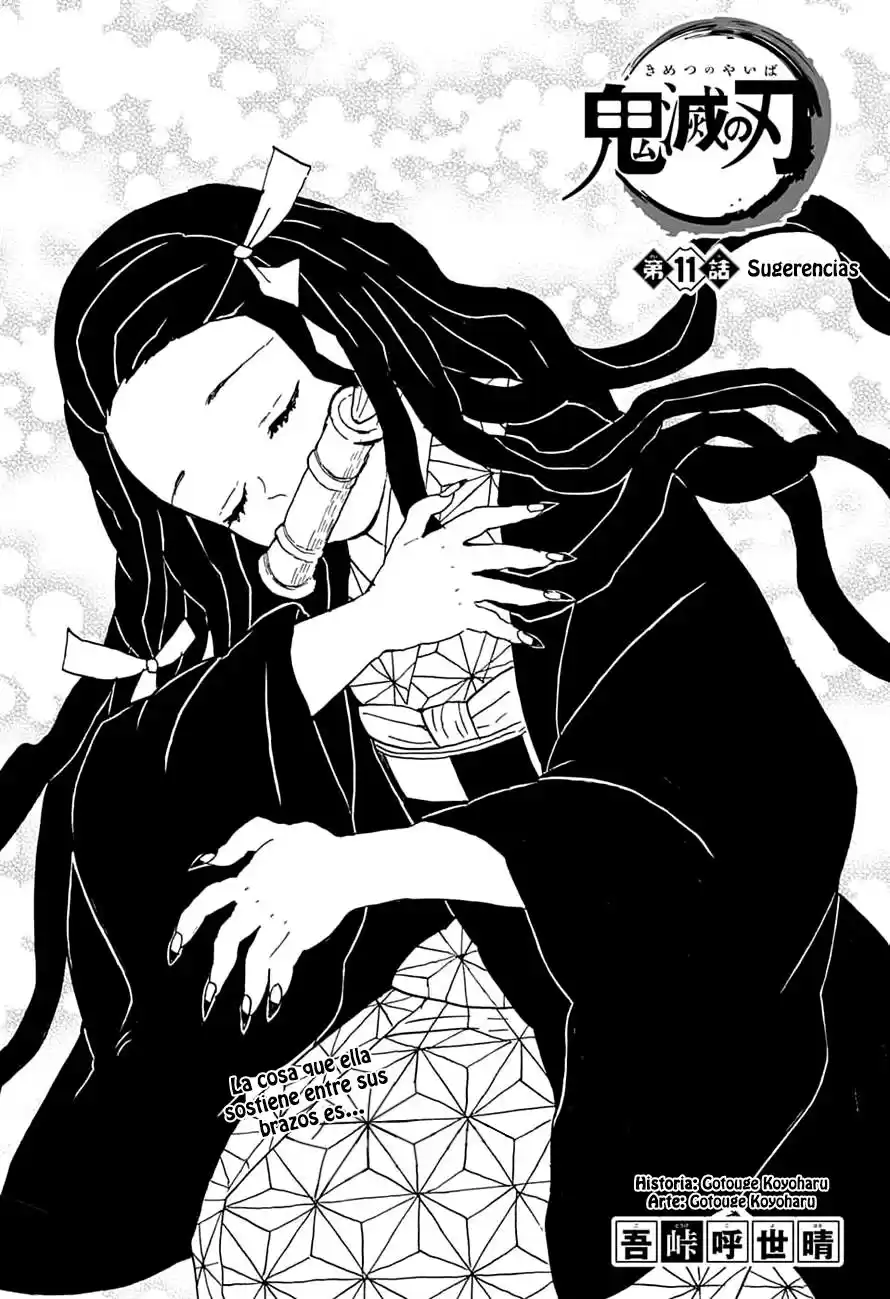 Demon Slayer: Kimetsu no Yaiba Capitulo 11: Sugerencias página 1