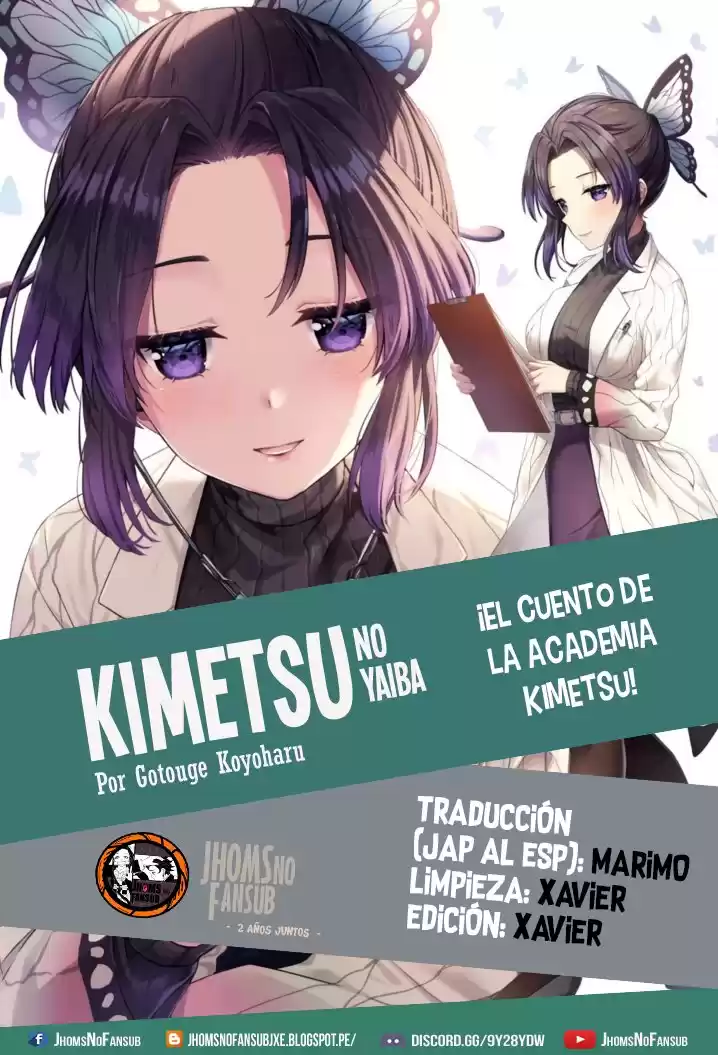 Demon Slayer: Kimetsu no Yaiba Capitulo 189.6: El cuento de la Academia Kimetsu página 1