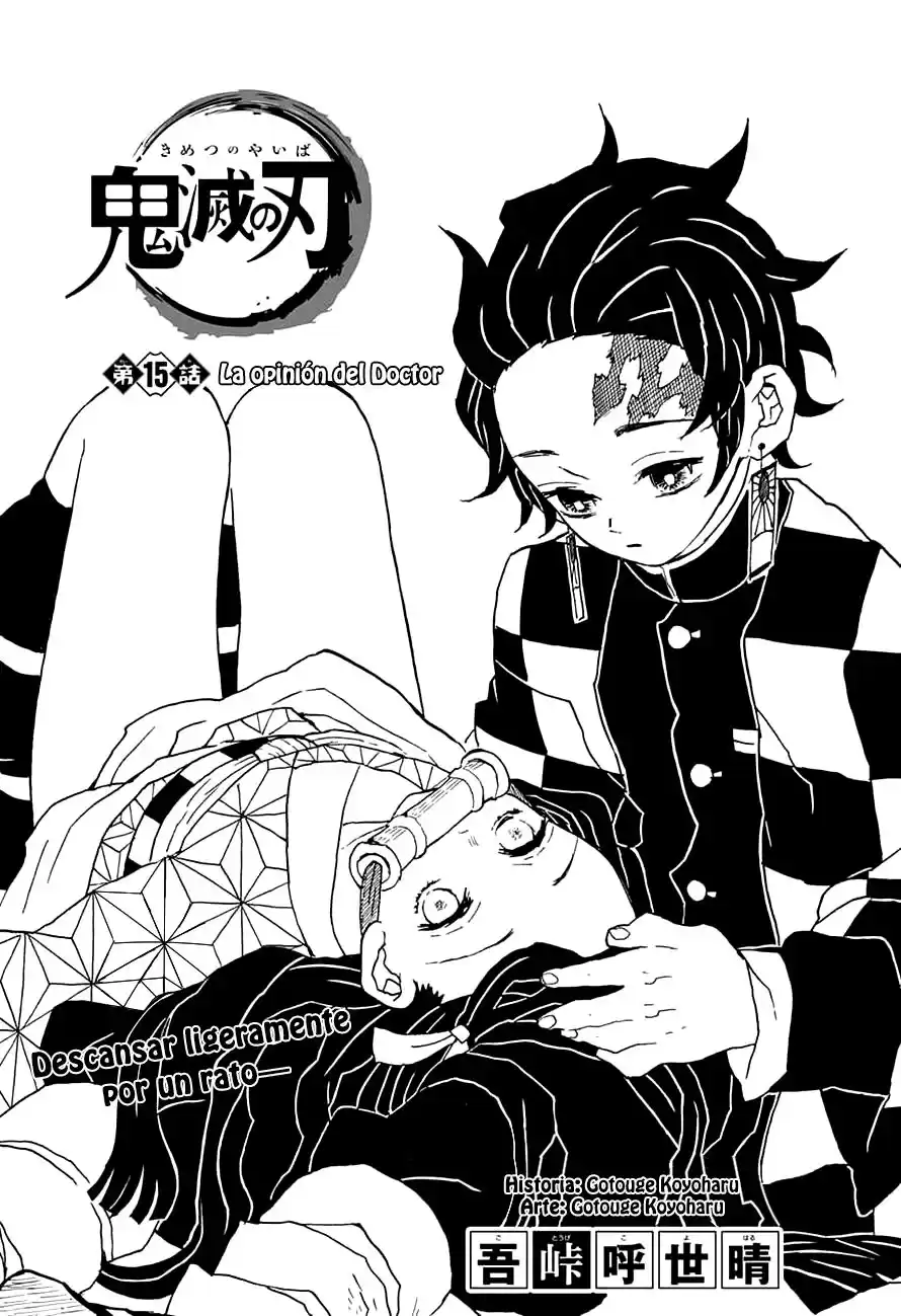 Demon Slayer: Kimetsu no Yaiba Capitulo 15: La opinión del doctor página 1