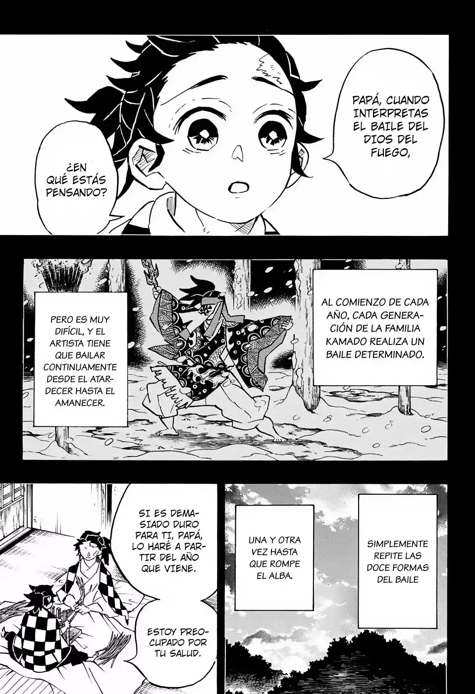 Demon Slayer: Kimetsu no Yaiba Capitulo 151: Suena una campana en una noche nevada iluminada por la luna. página 4