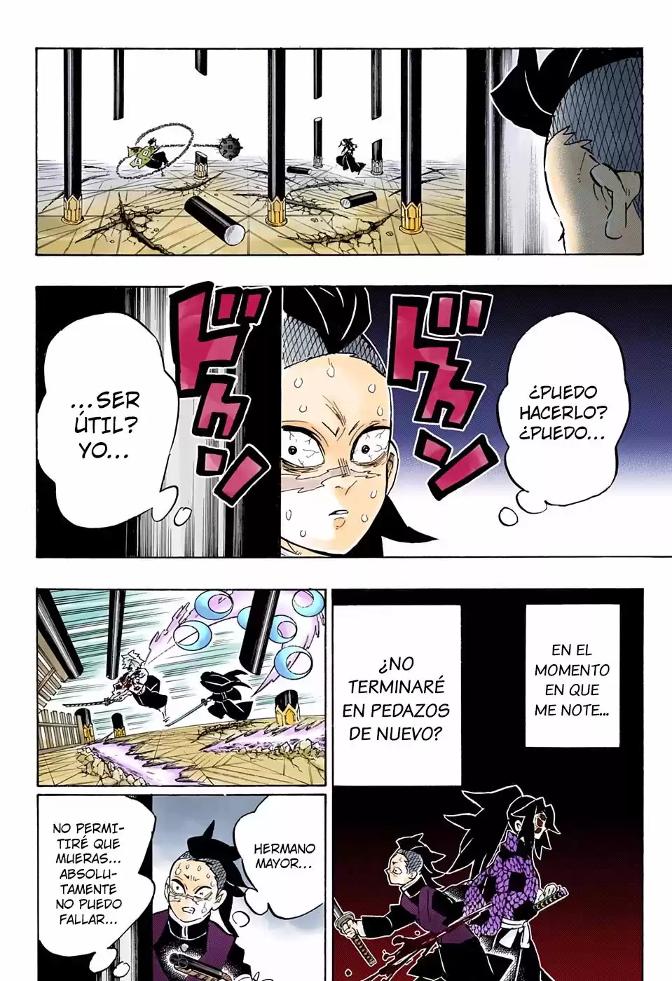 Demon Slayer: Kimetsu no Yaiba Capitulo 172.5: El potencial de los débiles (COLOR). página 15