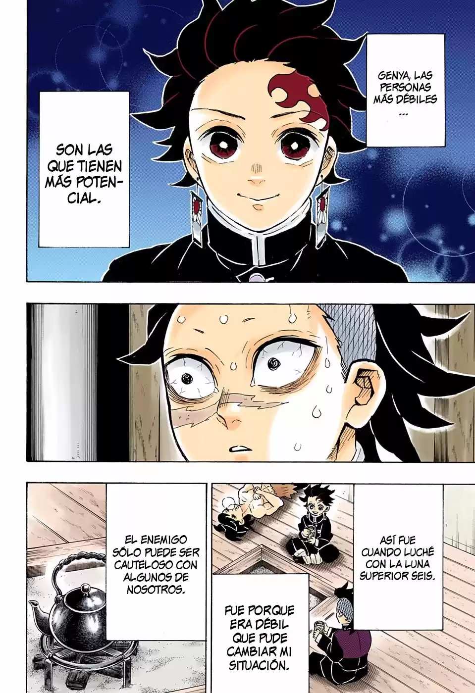 Demon Slayer: Kimetsu no Yaiba Capitulo 172.5: El potencial de los débiles (COLOR). página 17