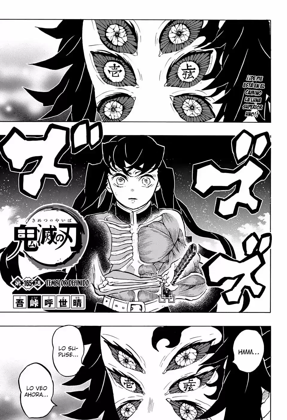 Demon Slayer: Kimetsu no Yaiba Capitulo 165: Temblor Definido. página 2