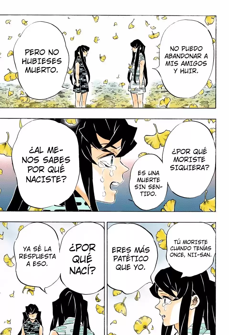 Demon Slayer: Kimetsu no Yaiba Capitulo 179.5: Amor por el hermano mayor, amor por el hermano menor (COLOR). página 10