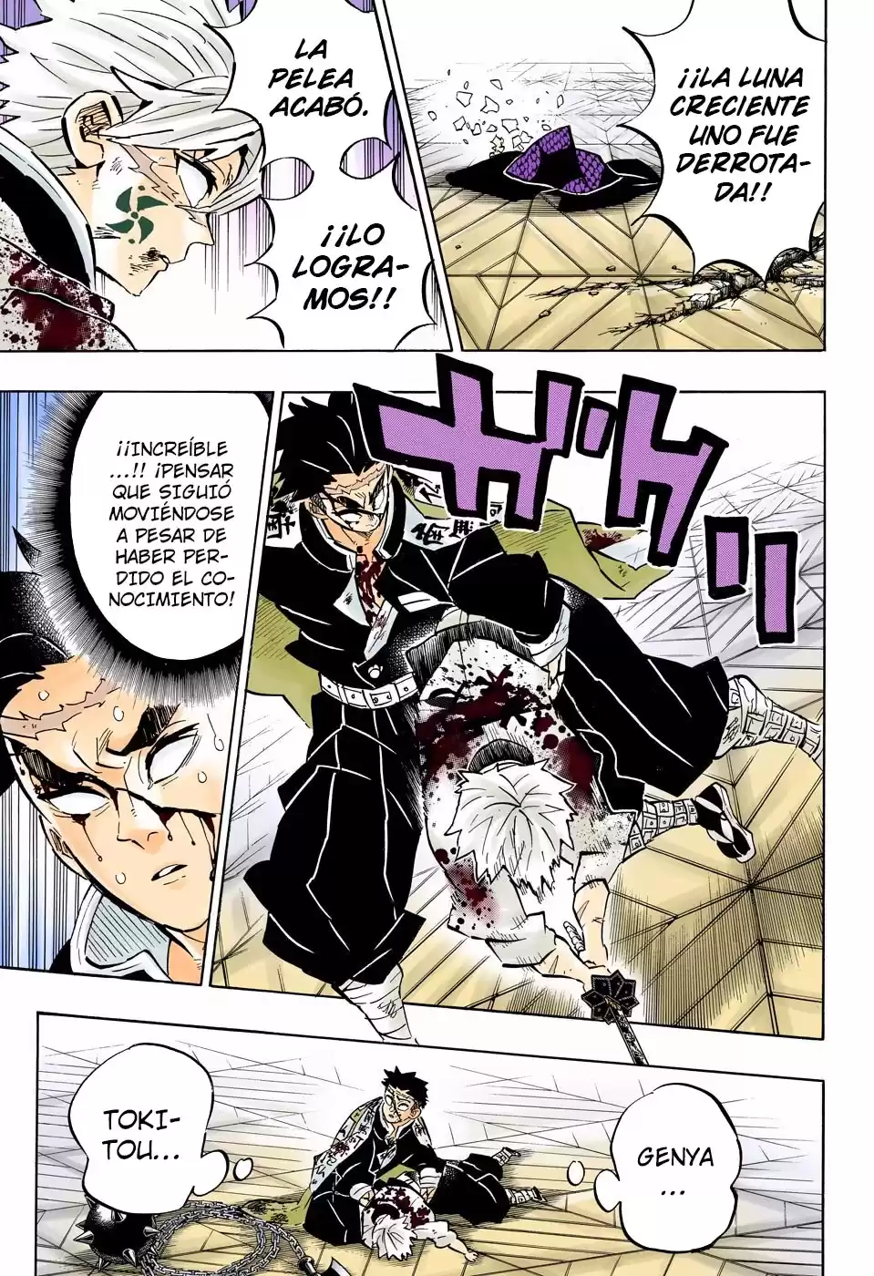 Demon Slayer: Kimetsu no Yaiba Capitulo 179.5: Amor por el hermano mayor, amor por el hermano menor (COLOR). página 4