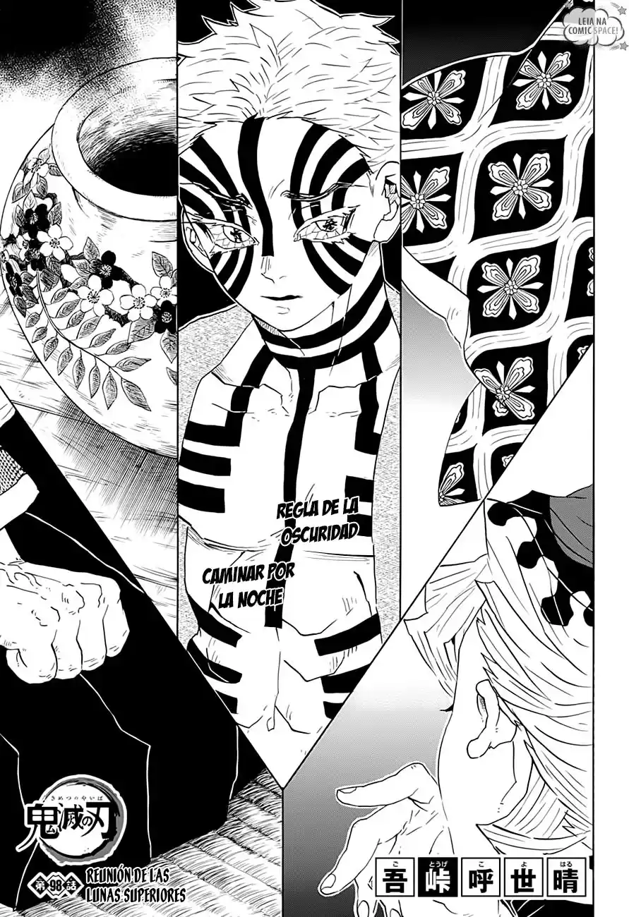 Demon Slayer: Kimetsu no Yaiba Capitulo 98: Reunión de las lunas superiores página 2