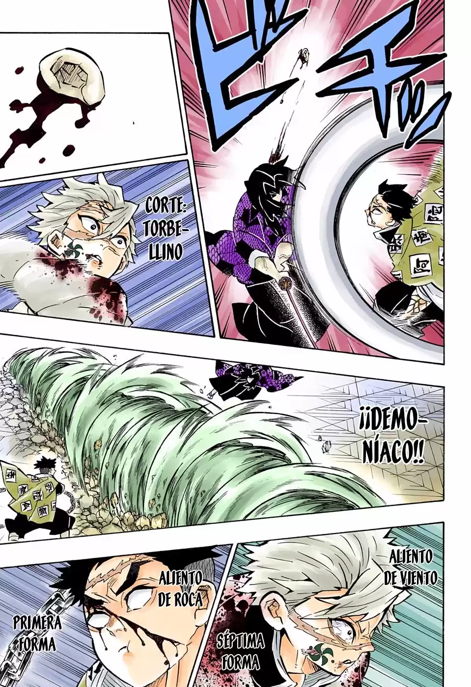 Demon Slayer: Kimetsu no Yaiba Capitulo 171.5: Cambio (COLOR). página 12