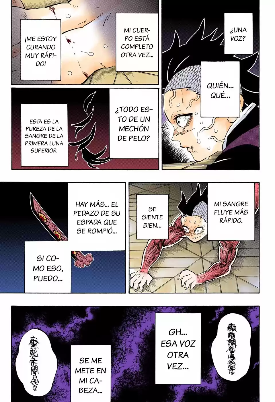 Demon Slayer: Kimetsu no Yaiba Capitulo 171.5: Cambio (COLOR). página 4